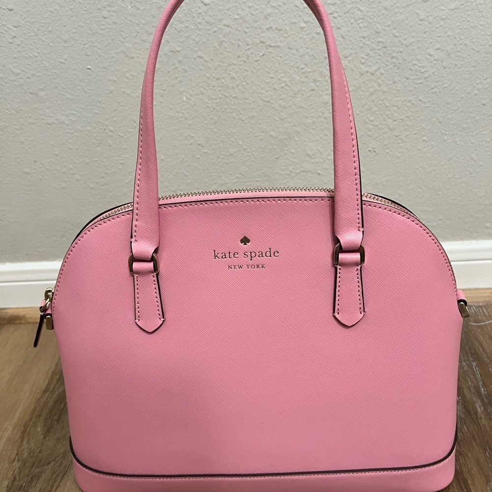 Kate Spade Pink Satchel with Silver Accents - Picture 6 of 9